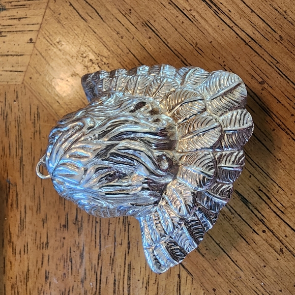 Puffy chunky 3D vintage Cupid Angel pendant sterling silver holloware - Picture 5 of 6